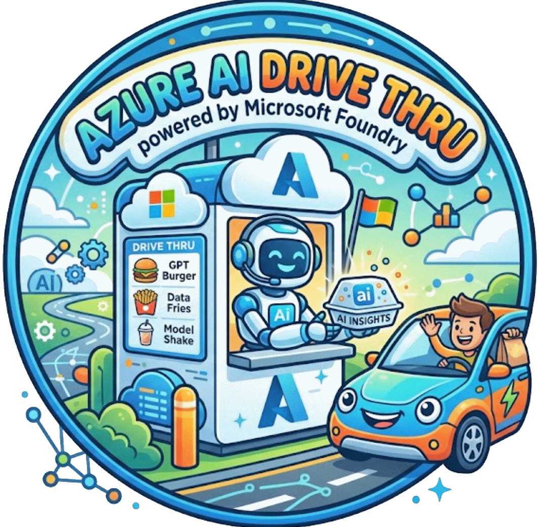 Azure AI Drive-Thru, powered by Microsoft Foundry, logo